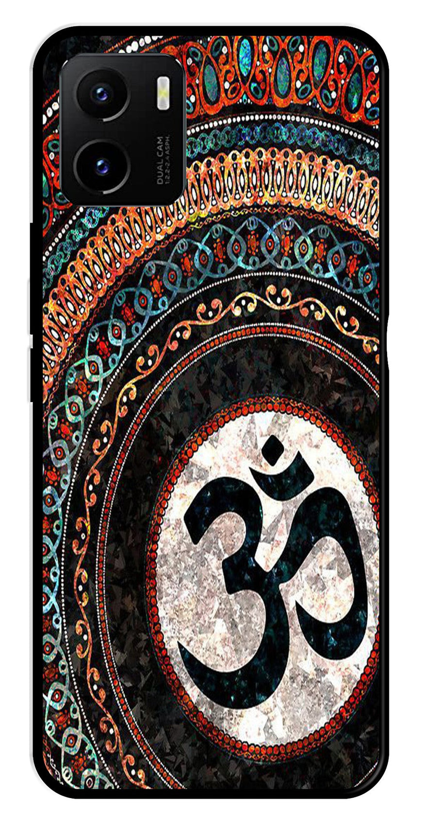 Oum Design Metal Mobile Case for Vivo Y10   (Design No -15)