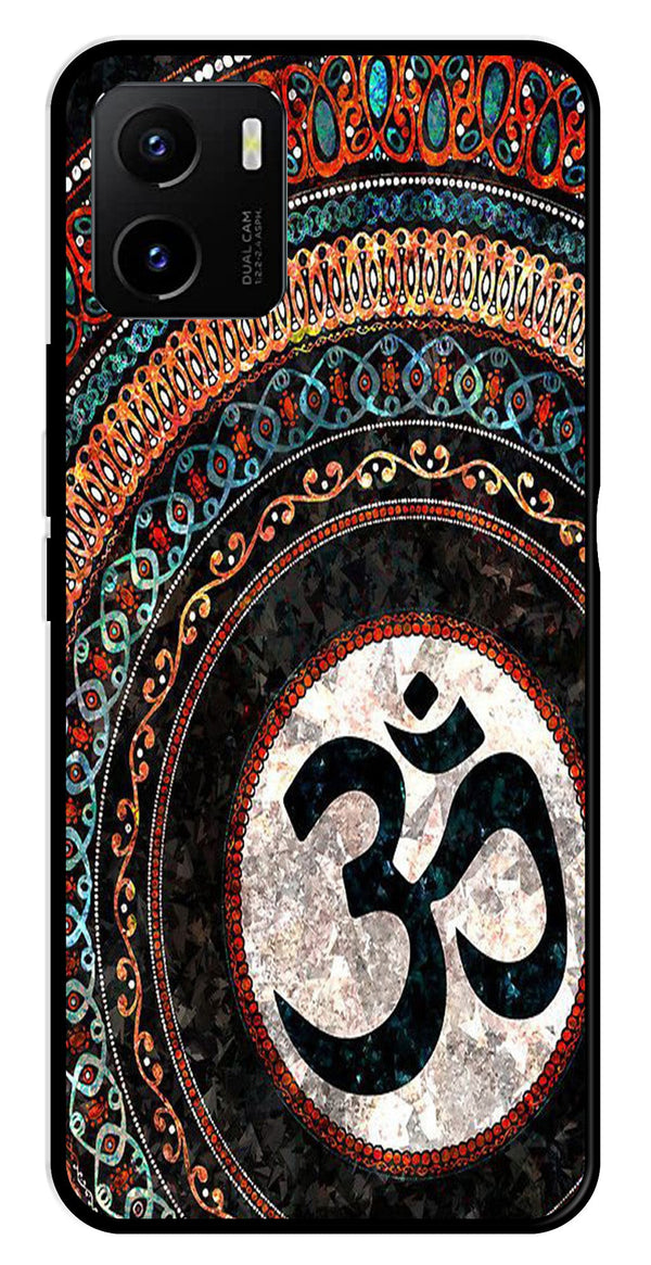 Oum Design Metal Mobile Case for Vivo Y15s   (Design No -15)