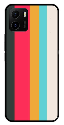 Muted Rainbow Metal Mobile Case for Vivo Y15s