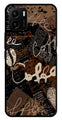 Coffee Pattern Metal Mobile Case for Vivo Y10   (Design No -37)