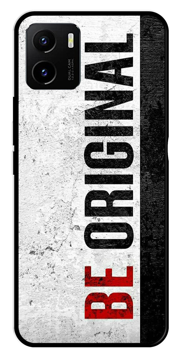 Be Original Metal Mobile Case for Vivo Y15s   (Design No -38)