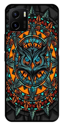 Owl Pattern Metal Mobile Case for Vivo Y15s
