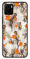 Autumn leaves Metal Mobile Case for Vivo Y15s   (Design No -55)