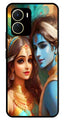 Lord Radha Krishna Metal Mobile Case for Vivo Y56   (Design No -01)