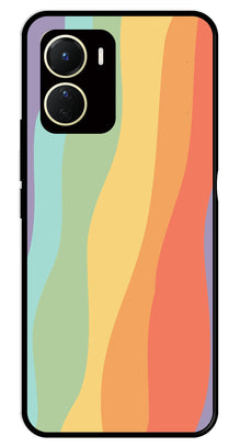 Muted Rainbow Metal Mobile Case for Vivo Y16