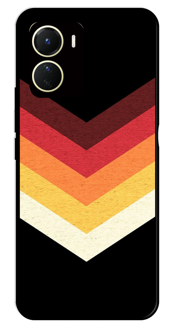 MultiColor Arrow Metal Mobile Case for Vivo Y16   (Design No -04)