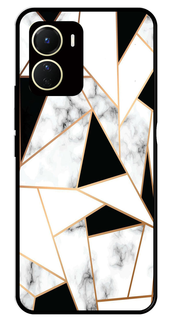 Marble Design2 Metal Mobile Case for Vivo Y16   (Design No -08)