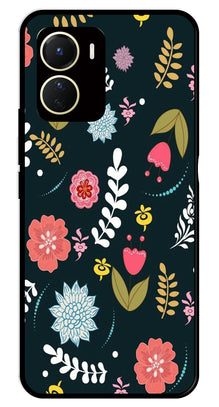 Floral Pattern2 Metal Mobile Case for Vivo Y16