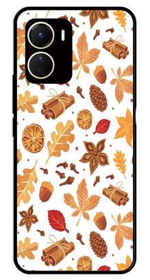 Autumn Leaf Metal Mobile Case for Vivo Y56