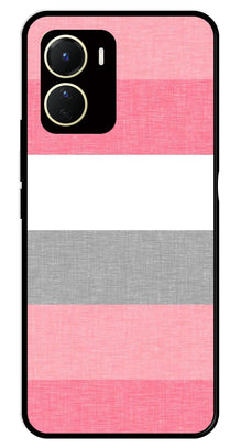 Pink Pattern Metal Mobile Case for Vivo Y16