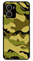 Army Pattern Metal Mobile Case for Vivo Y16   (Design No -35)