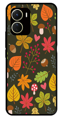 Leaves Design Metal Mobile Case for Vivo Y16