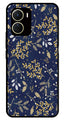 Floral Pattern  Metal Mobile Case for Vivo Y56   (Design No -52)
