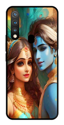 Lord Radha Krishna Metal Mobile Case for Vivo Y19