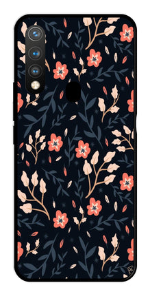 Floral Pattern Metal Mobile Case for Vivo Y19