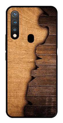 Wooden Design Metal Mobile Case for Vivo Y19