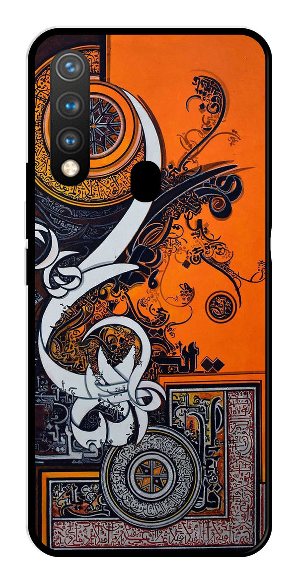 Qalander Art Metal Mobile Case for Vivo Y19   (Design No -16)