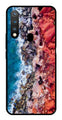 Sea Shore Metal Mobile Case for Vivo Y19   (Design No -18)