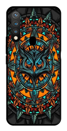 Owl Pattern Metal Mobile Case for Vivo Y19