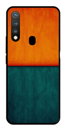 Orange Green Pattern Metal Mobile Case for Vivo Y19
