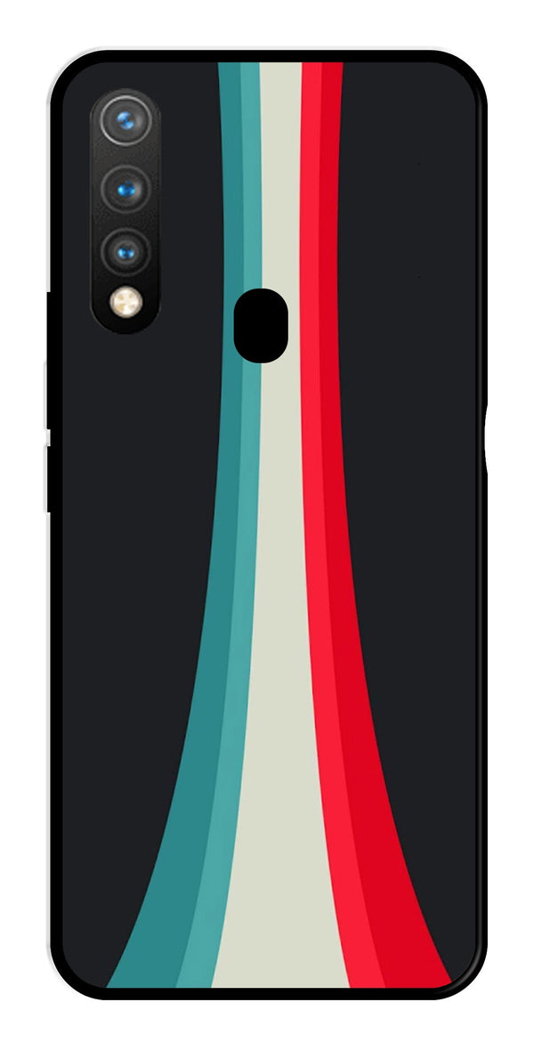 Modern Art Colorful Metal Mobile Case for Vivo Y19   (Design No -48)