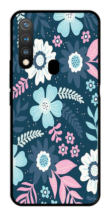 Flower Leaves Design Metal Mobile Case for Vivo Y19