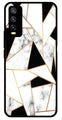 Marble Design2 Metal Mobile Case for Vivo Y20   (Design No -08)
