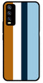 MultiColor Pattern Metal Mobile Case for Vivo Y20   (Design No -17)