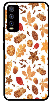 Autumn Leaf Metal Mobile Case for Vivo Y20