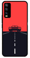 Car Lover Metal Mobile Case for Vivo Y20   (Design No -21)