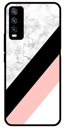 Marble Design Metal Mobile Case for Vivo Y20
