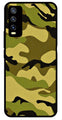 Army Pattern Metal Mobile Case for Vivo Y20   (Design No -35)