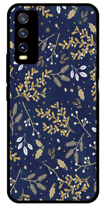 Floral Pattern  Metal Mobile Case for Vivo Y20