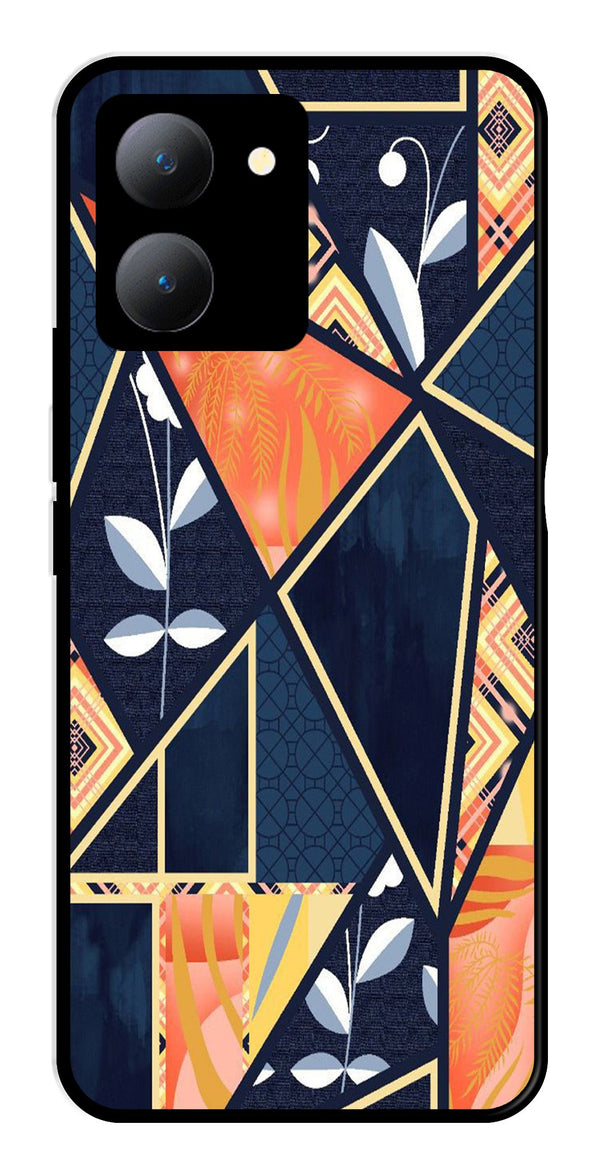 Marble Design Metal Mobile Case for Vivo Y27   (Design No -07)