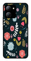 Floral Pattern2 Metal Mobile Case for Vivo Y27   (Design No -12)