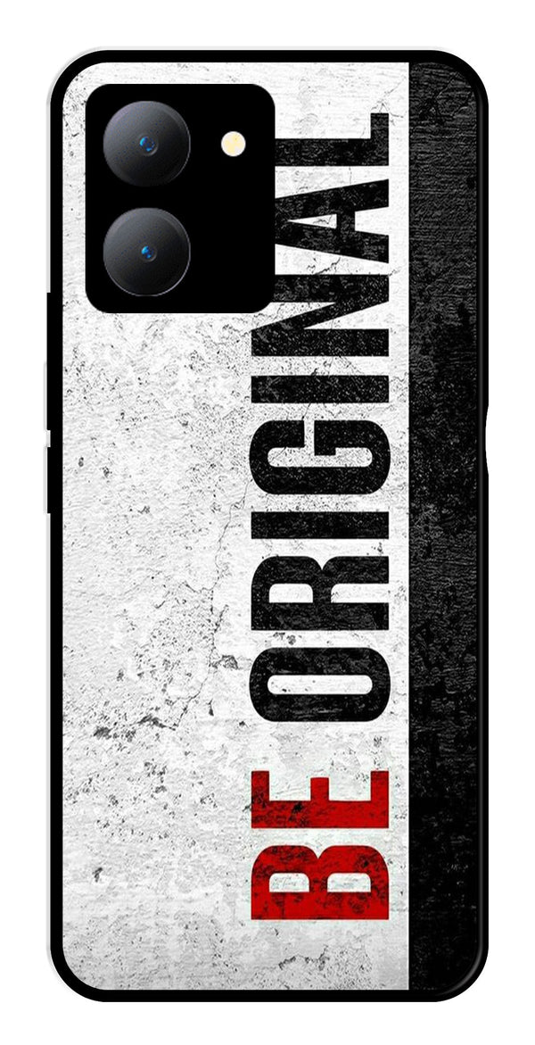 Be Original Metal Mobile Case for Vivo Y27   (Design No -38)