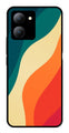 Muted Rainbow Metal Mobile Case for Vivo Y27   (Design No -39)