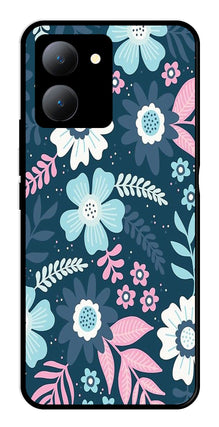 Flower Leaves Design Metal Mobile Case for Vivo Y27