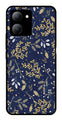 Floral Pattern  Metal Mobile Case for Vivo Y27   (Design No -52)