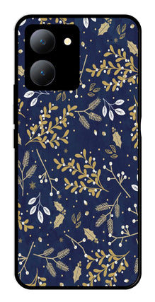 Floral Pattern  Metal Mobile Case for Vivo Y27