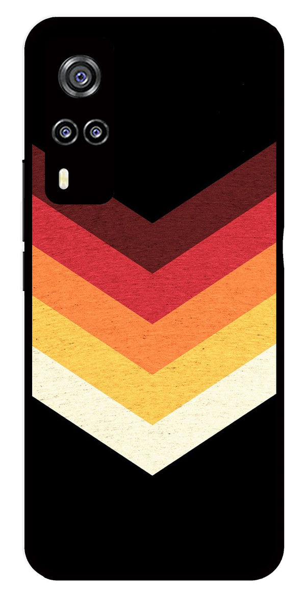 MultiColor Arrow Metal Mobile Case for Vivo Y31   (Design No -04)
