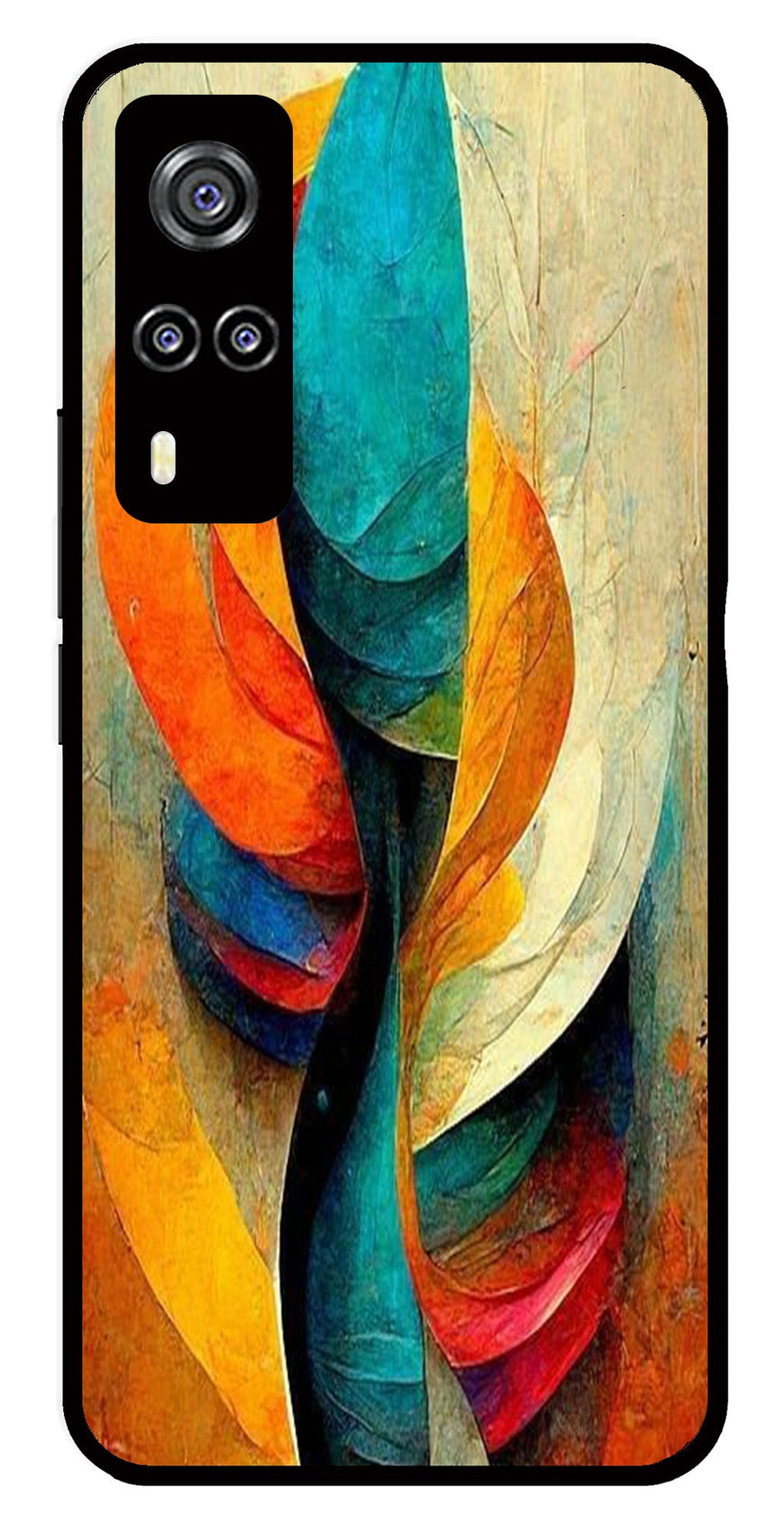 Modern Art Metal Mobile Case for Vivo Y51   (Design No -11)