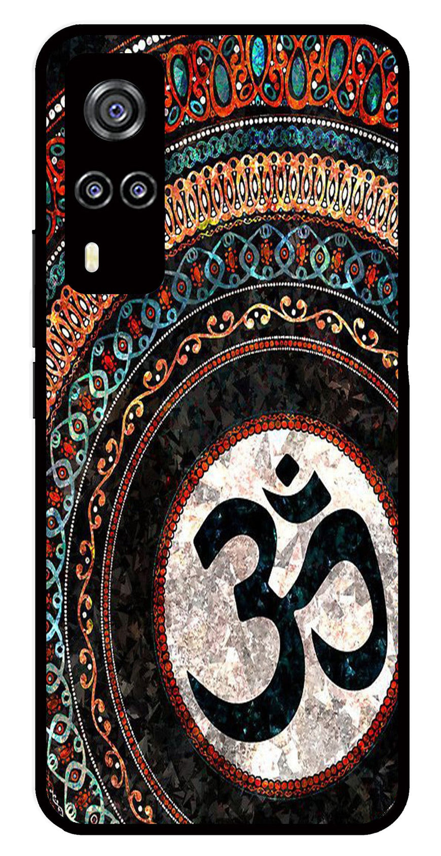 Oum Design Metal Mobile Case for Vivo Y51   (Design No -15)