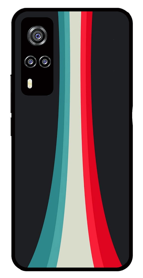 Modern Art Colorful Metal Mobile Case for Vivo Y31   (Design No -48)
