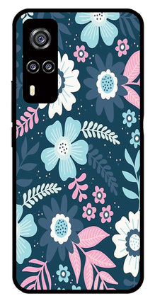 Flower Leaves Design Metal Mobile Case for Vivo Y31