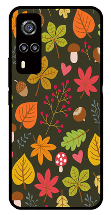 Leaves Design Metal Mobile Case for Vivo Y31