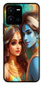 Lord Radha Krishna Metal Mobile Case for Vivo Y35   (Design No -01)
