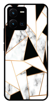 Marble Design2 Metal Mobile Case for Vivo Y35