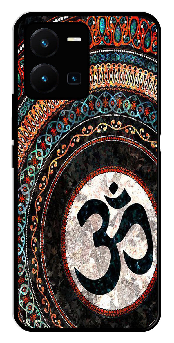 Oum Design Metal Mobile Case for Vivo Y35   (Design No -15)