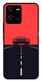 Car Lover Metal Mobile Case for Vivo Y35   (Design No -21)